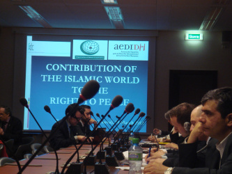 “CONTRIBUTION OF THE ISLAMIC WORLD TO THE RIGHT TO PEACE”